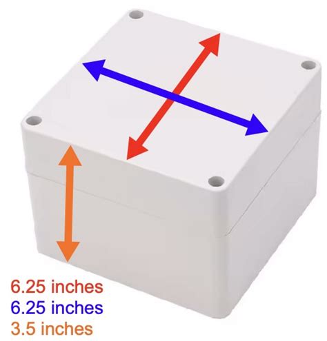 6 inch by 6 inch by 6 inch junction box|4x4x6 electrical junction box.